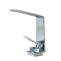 Exel Flat Waterfall Brass Basin Mixer - Chrome